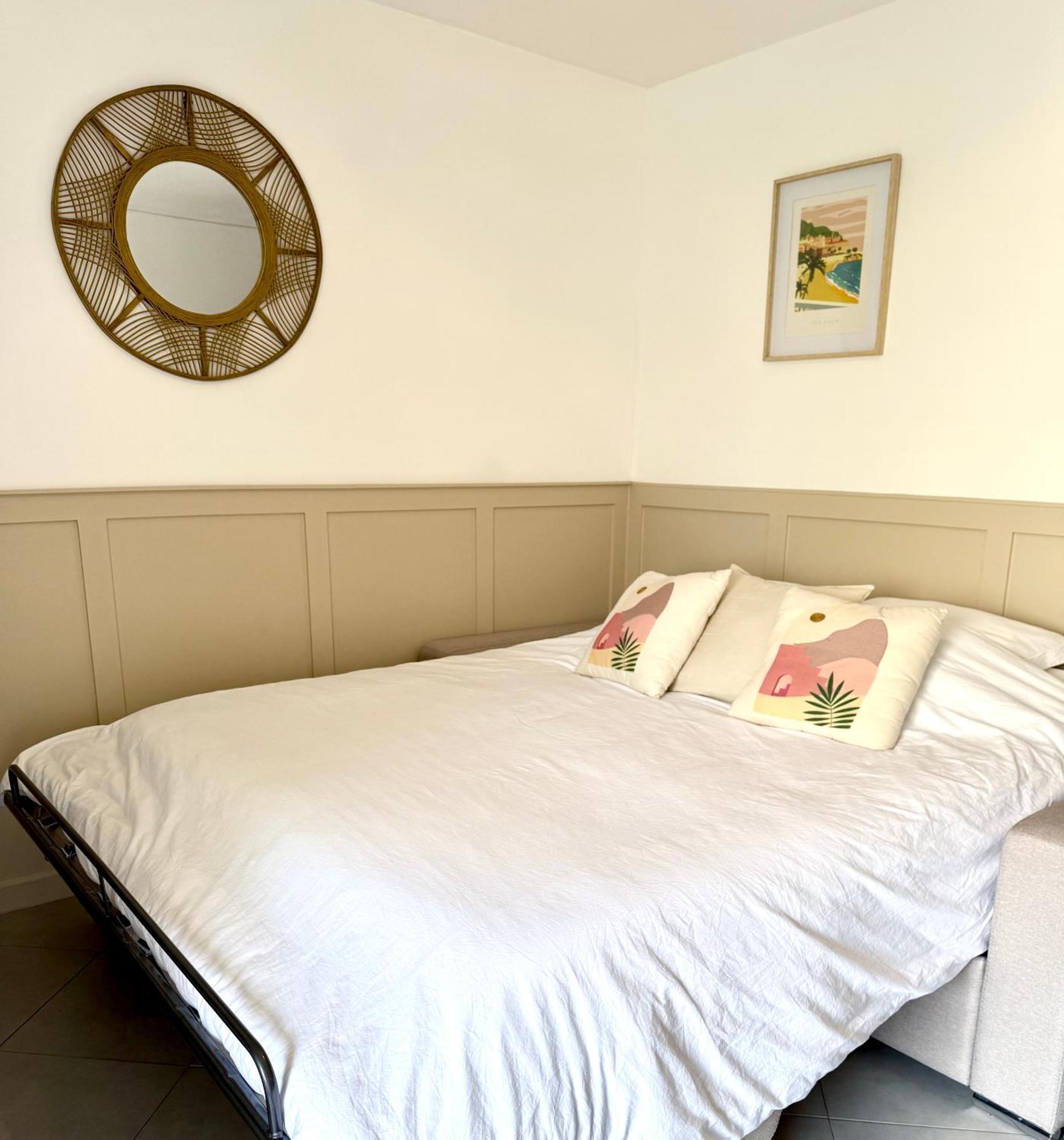 Appart Cosy, Piscine, Clim, Parking Prive - Proche Plage - Arrivee Autonome - Lit Queen Size La Seyne-sur-Mer Bagian luar foto